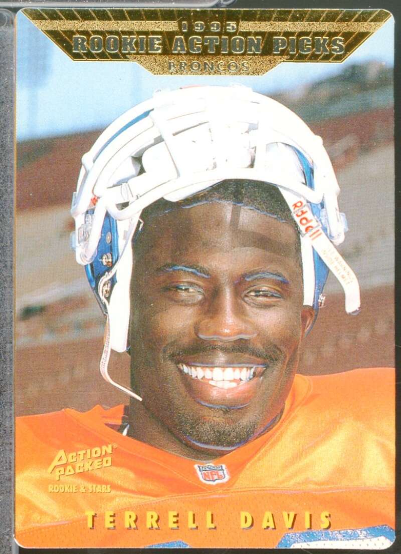 Terrell Davis Rookie Card 1995 Action Packed Rookies/Stars #92  Image 1