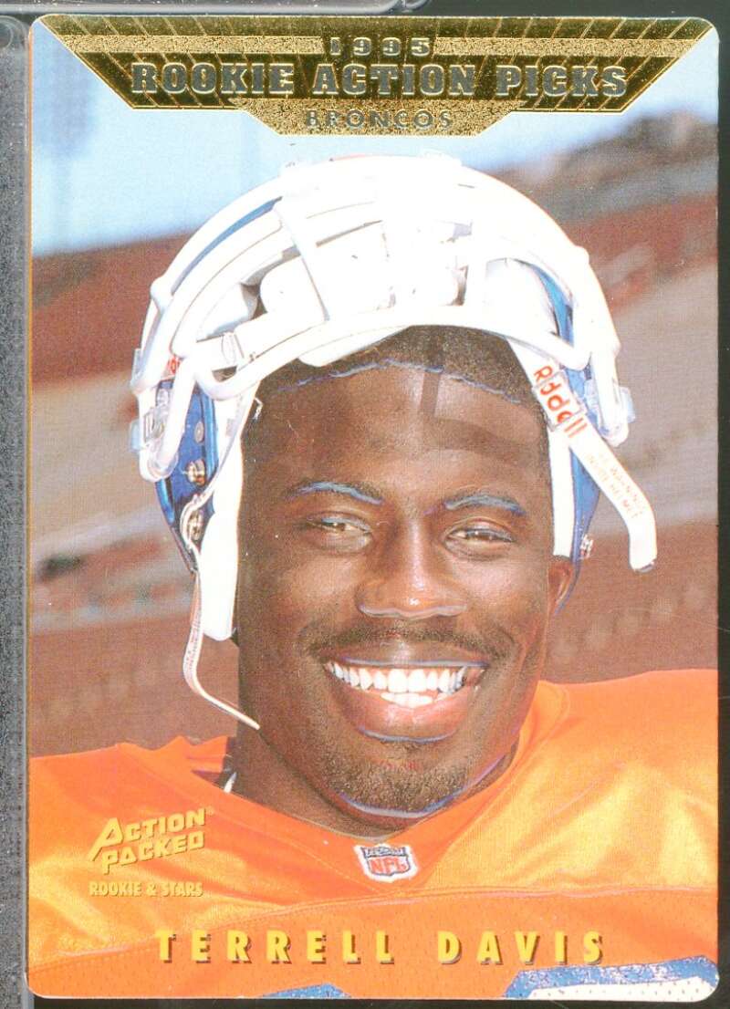 Terrell Davis Rookie Card 1995 Action Packed Rookies/Stars #92  Image 1