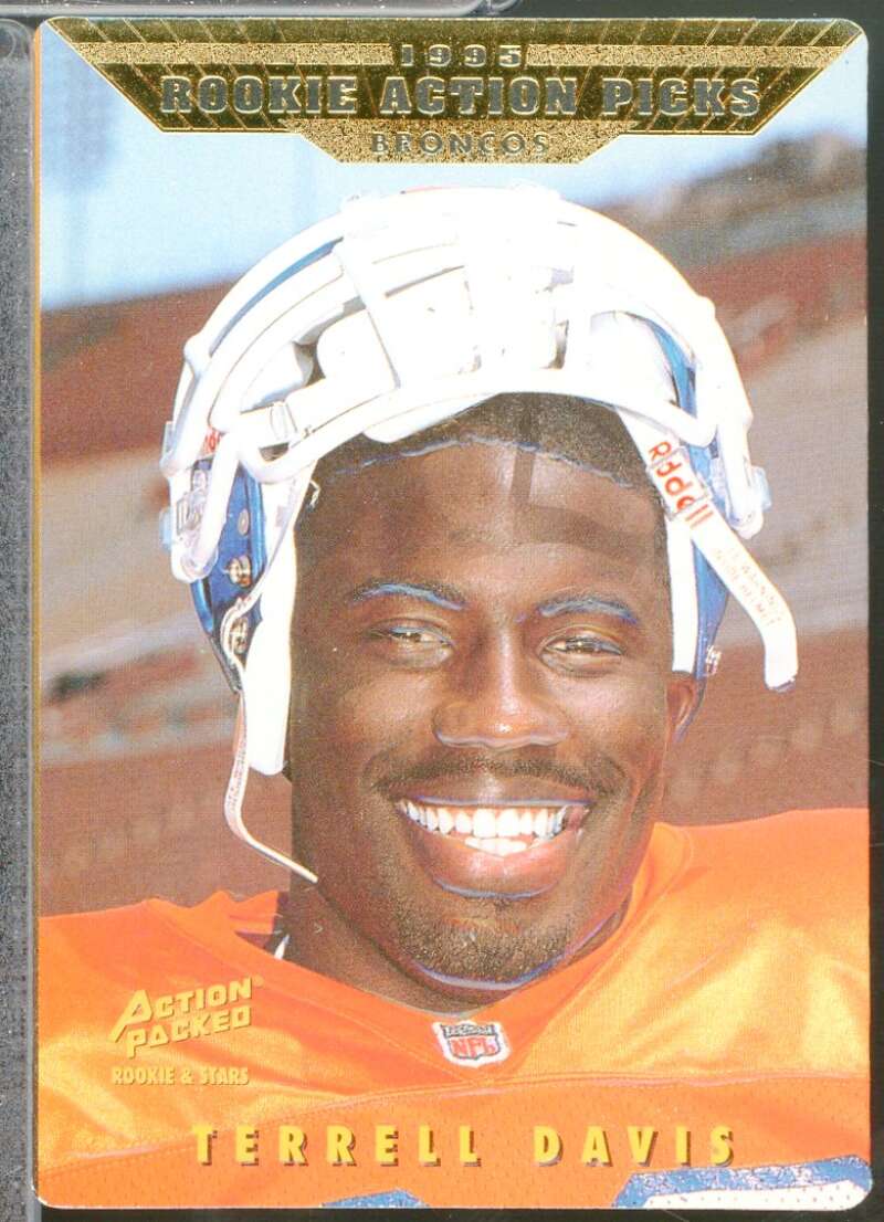 Terrell Davis Rookie Card 1995 Action Packed Rookies/Stars #92  Image 1