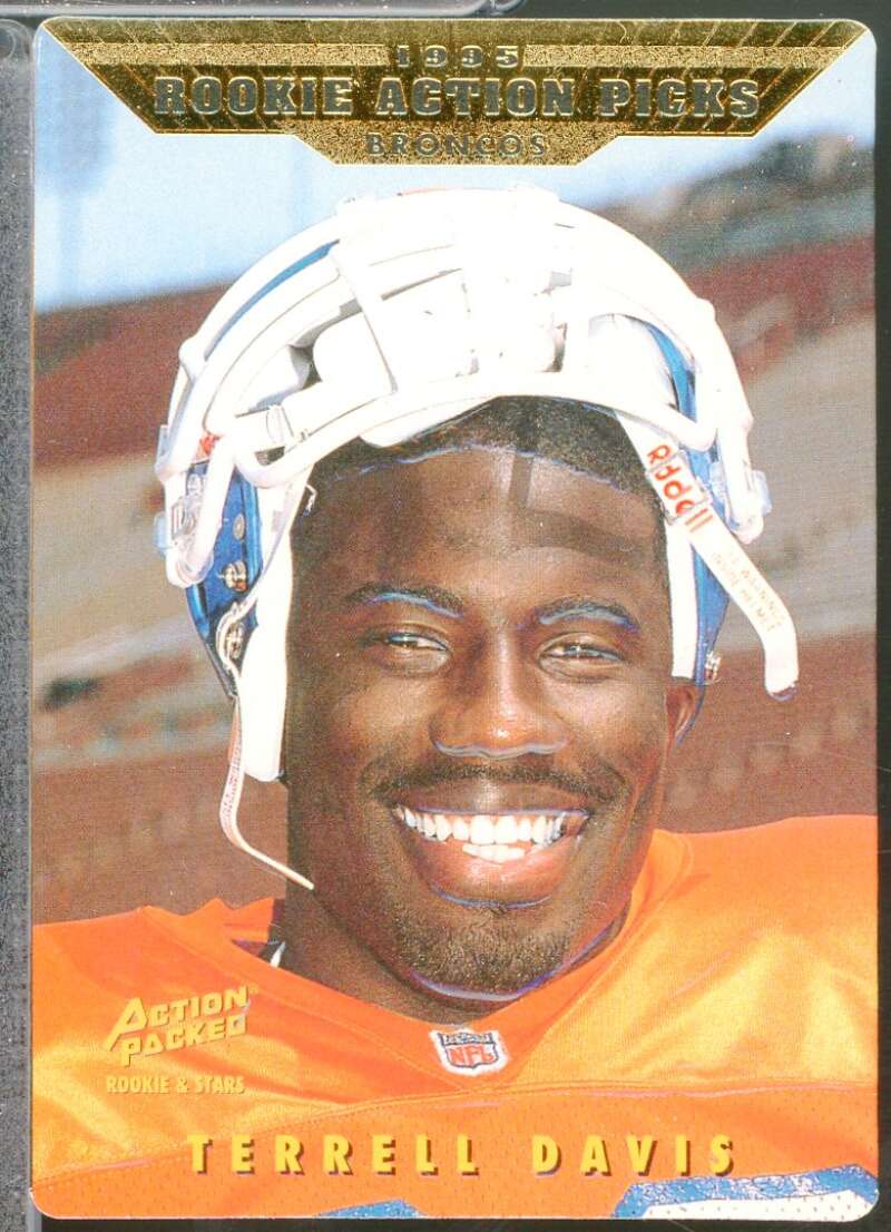 Terrell Davis Rookie Card 1995 Action Packed Rookies/Stars #92  Image 1