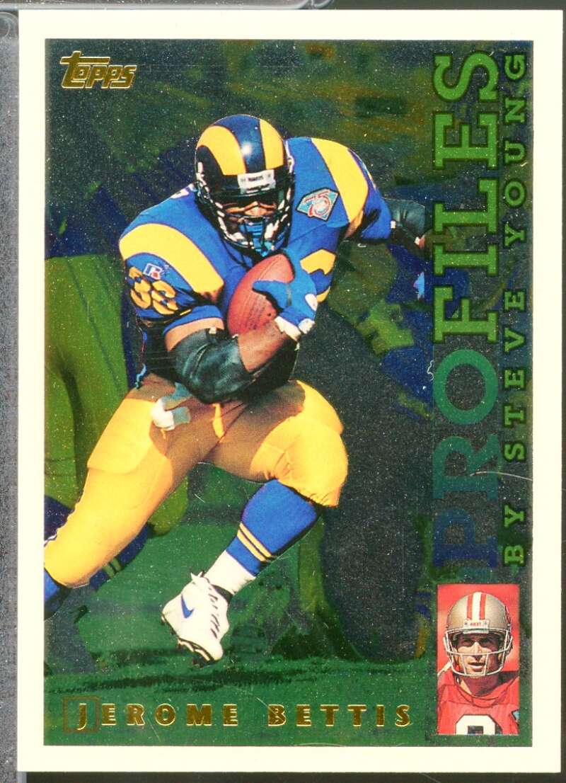 Jerome Bettis Card 1995 Topps Profiles #7  Image 1