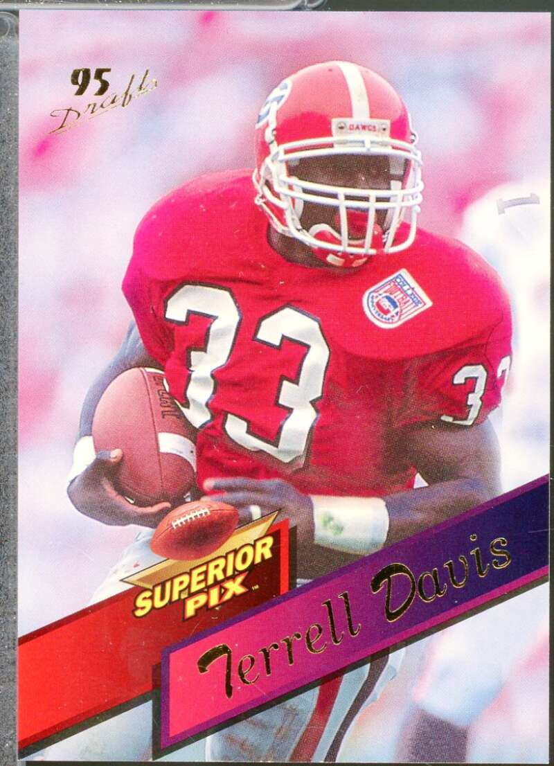 Terrell Davis Rookie Card 1995 Superior Pix #6  Image 1
