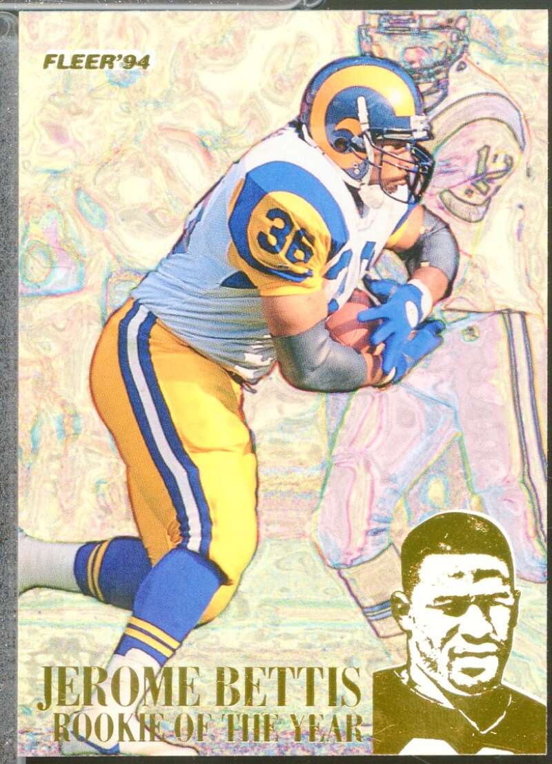 Jerome Bettis Card 1994 Fleer  #3  Image 1