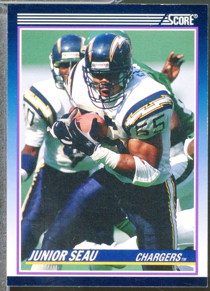 Junior Seau Rookie Card 1990 Score Supplemental #65T  Image 1