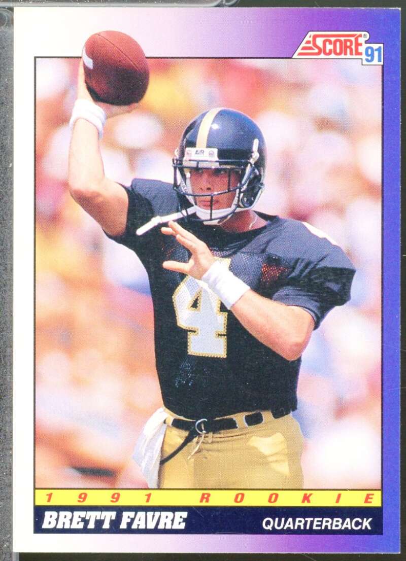 Brett Favre Rookie Card 1991 Score #611  Image 1