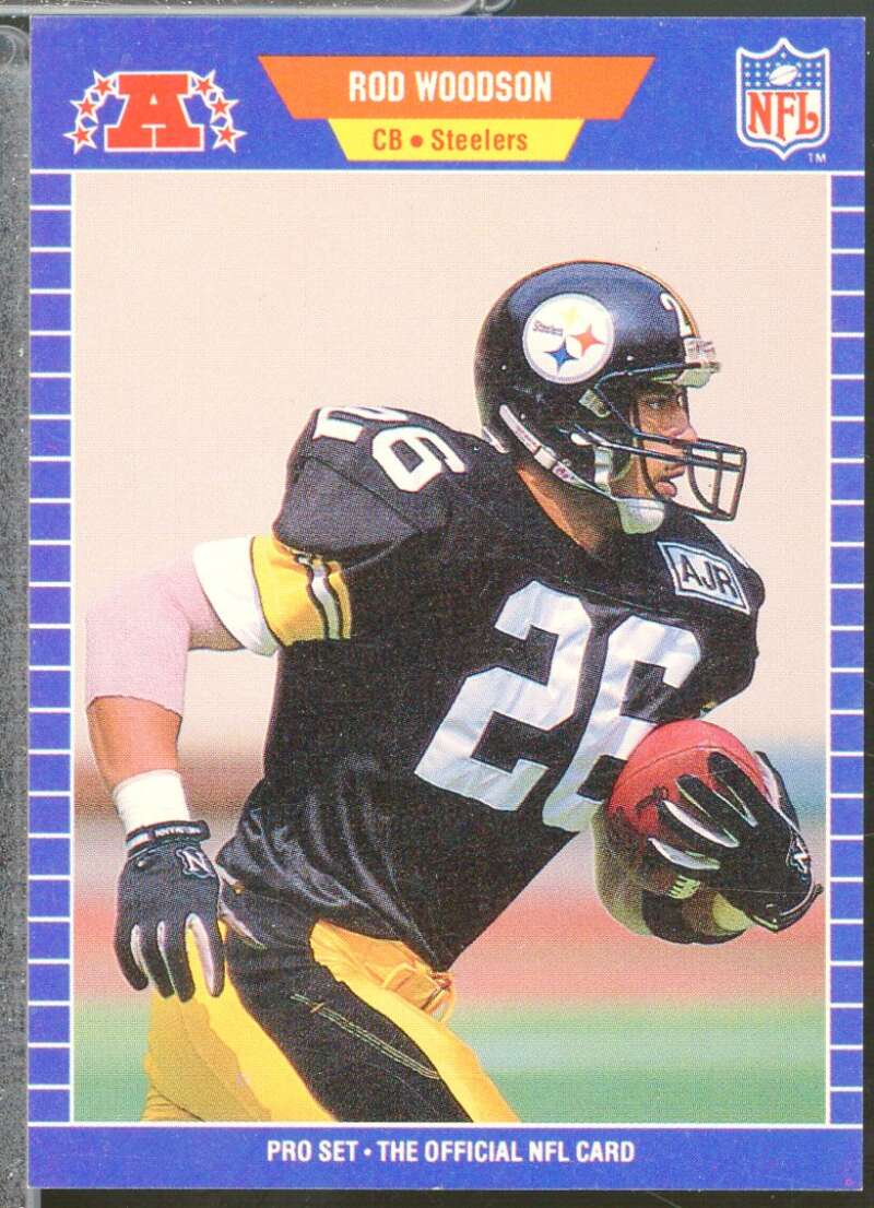 Rod Woodson Rookie Card 1989 Pro Set #354  Image 1