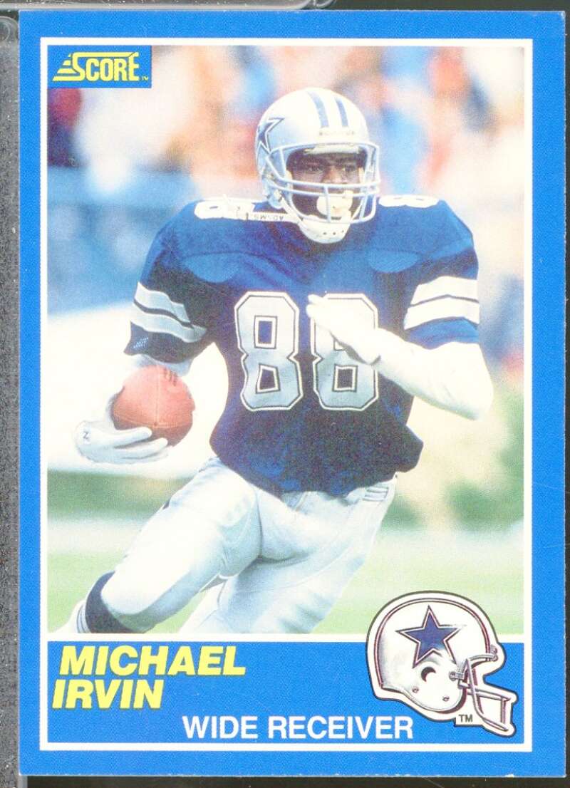 Michael Irvin Rookie Card 1989 Score #18  Image 1
