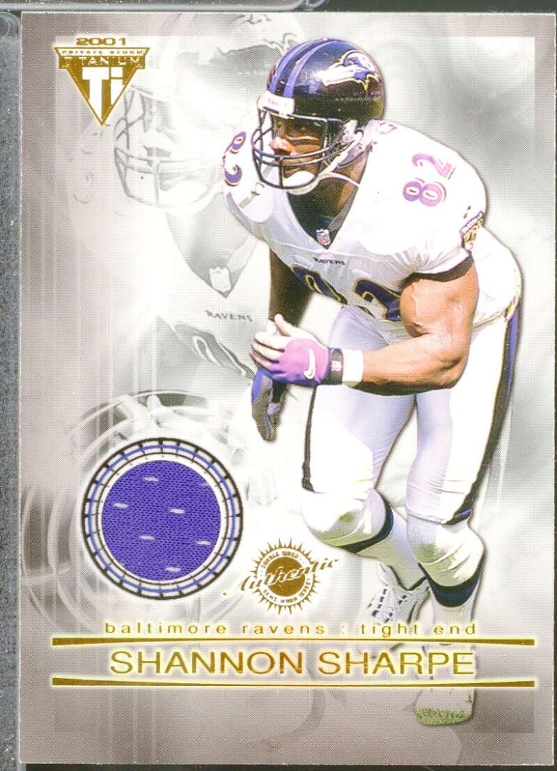 Shannon Sharpe/Tony Gonzalez Card 2001 Titanium Double Sided Jerseys #48  Image 1