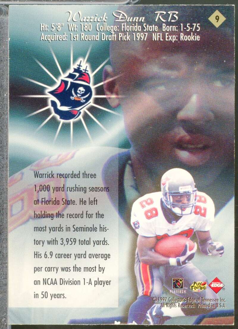 Terrell Davis Pants wrong back 1997 Collector's Edge Extreme Game Gear Quads #7P  Image 2