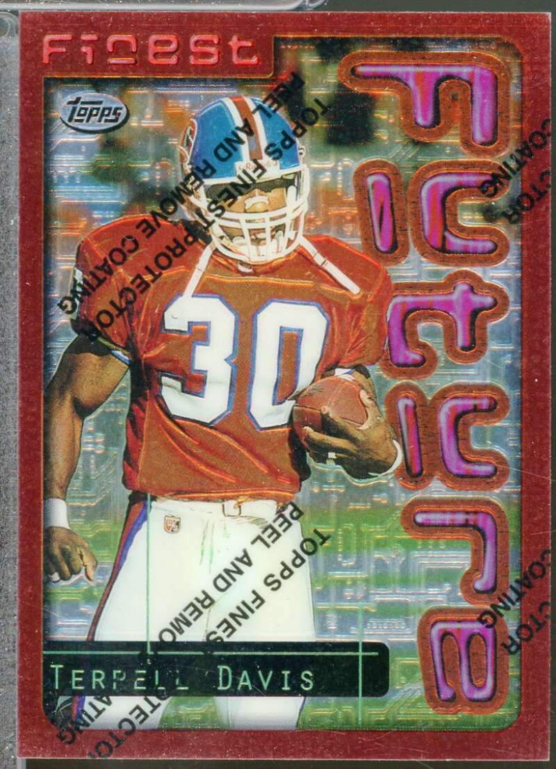 Terrell Davis B Card 1996 Finest #16  Image 1