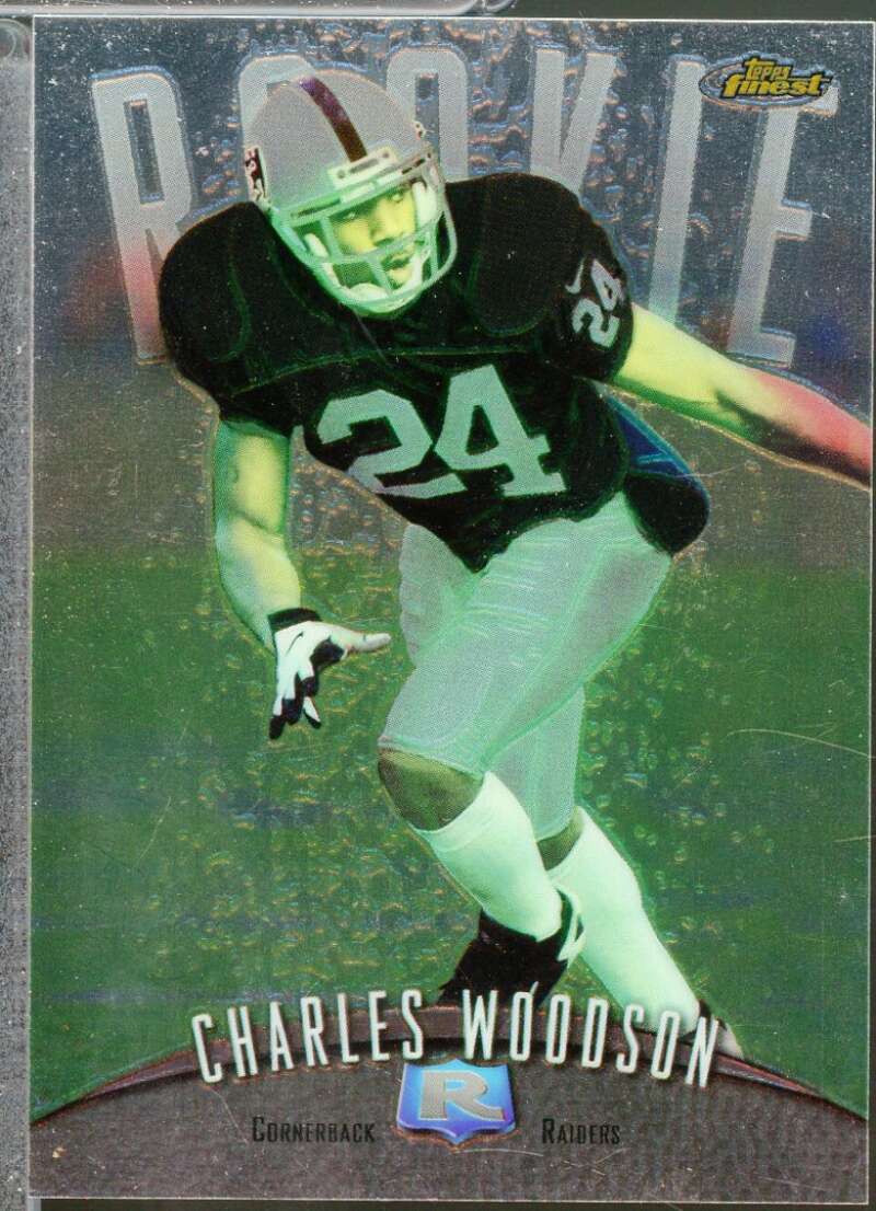 Charles Woodson Rookie Card 1998 Finest No-Protectors #142  Image 1