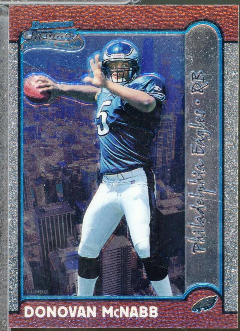 Donovan McNabb Rookie Card 1999 Bowman Chrome #168  Image 1