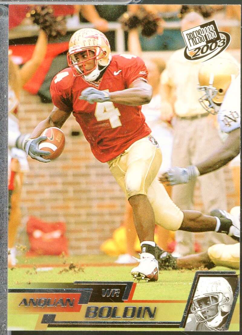 Anquan Boldin Rookie Card 2003 Press Pass #22  Image 1