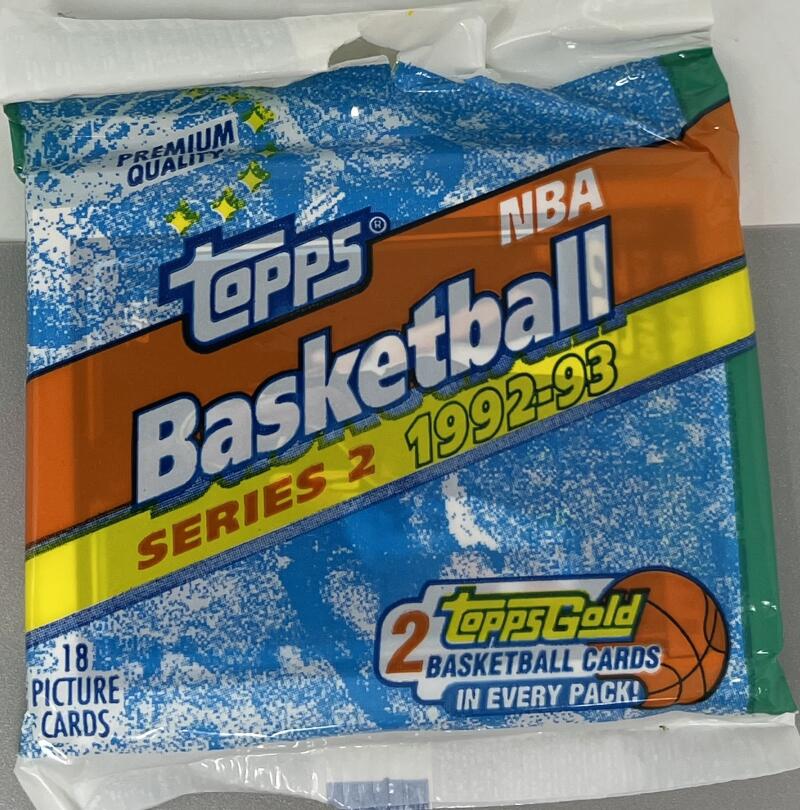1992-93 Topps Series 2 Basketball Cello Pack Image 1