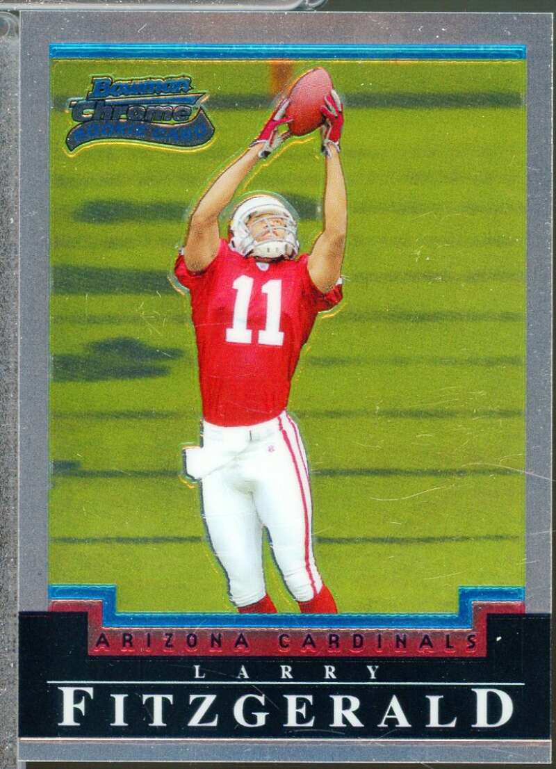 Larry Fitzgerald Rookie Card 2004 Bowman Chrome #118  Image 1
