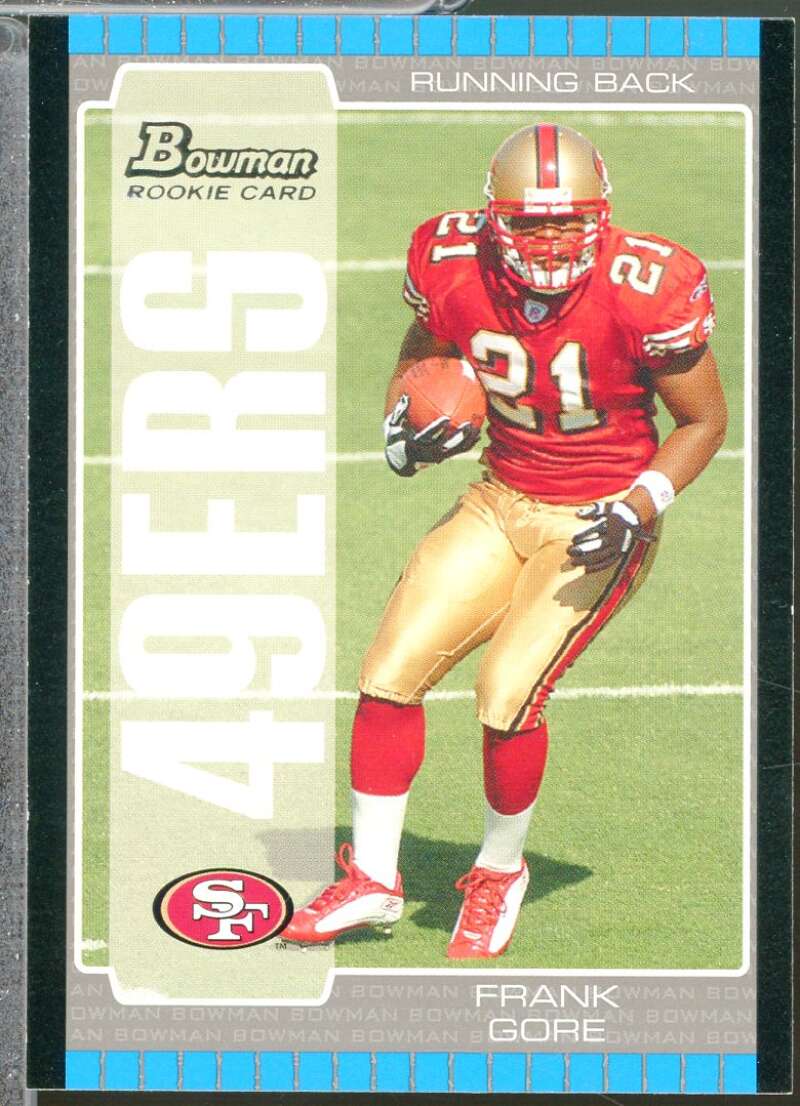 Frank Gore Rookie Card 2005 Bowman #130  Image 1