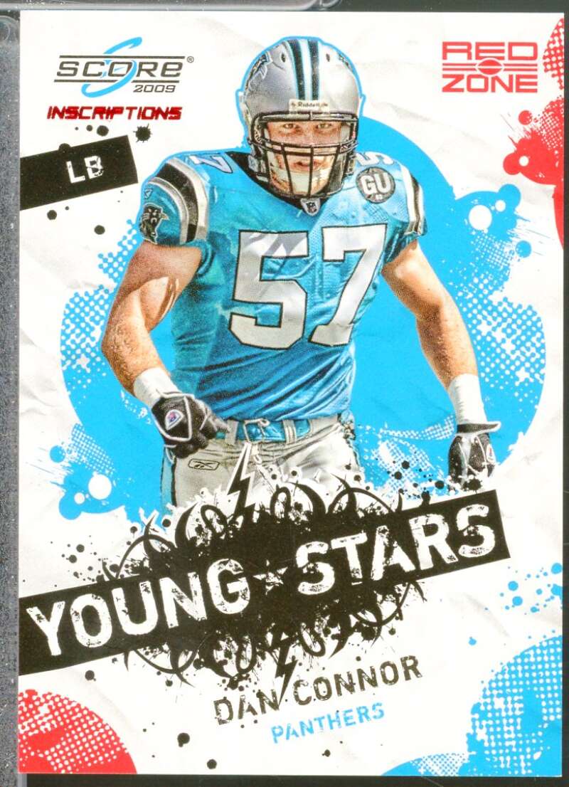 Dan Connor Card 2009 Score Inscriptions Young Stars Red Zone (1/30) #5  Image 1