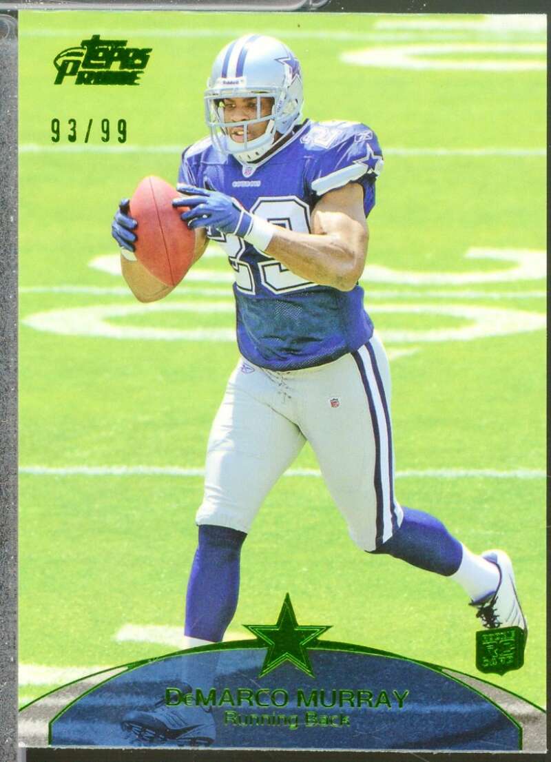 DeMarco Murray Rookie Card 2011 Topps Prime Green #9  Image 1
