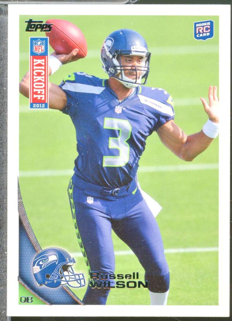 Russell Wilson Rookie Card 2012 Topps Kickoff #38  Image 1