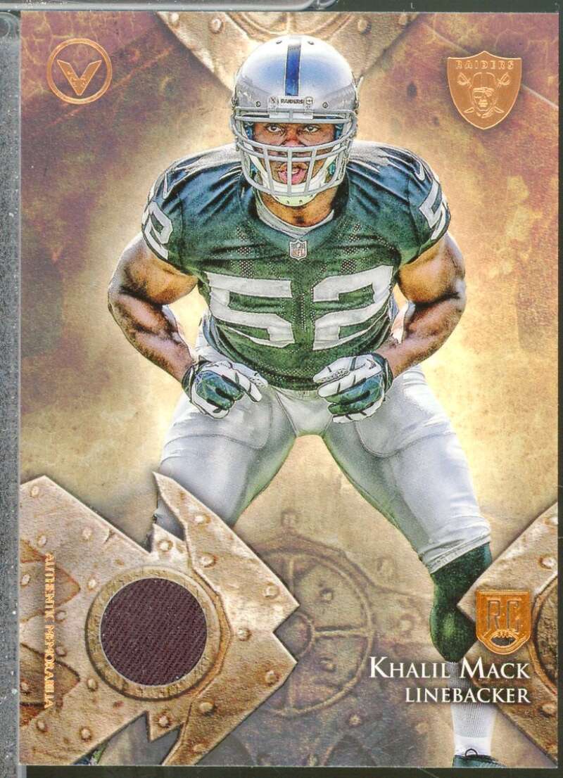 Khalil Mack Rookie Card 2014 Topps Valor Rookie Relics #VRRKM  Image 1