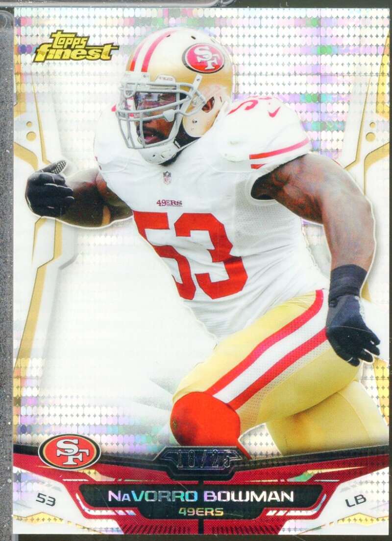NaVorro Bowman Card 2014 Finest Pulsar Refractors (2/25) #27  Image 1