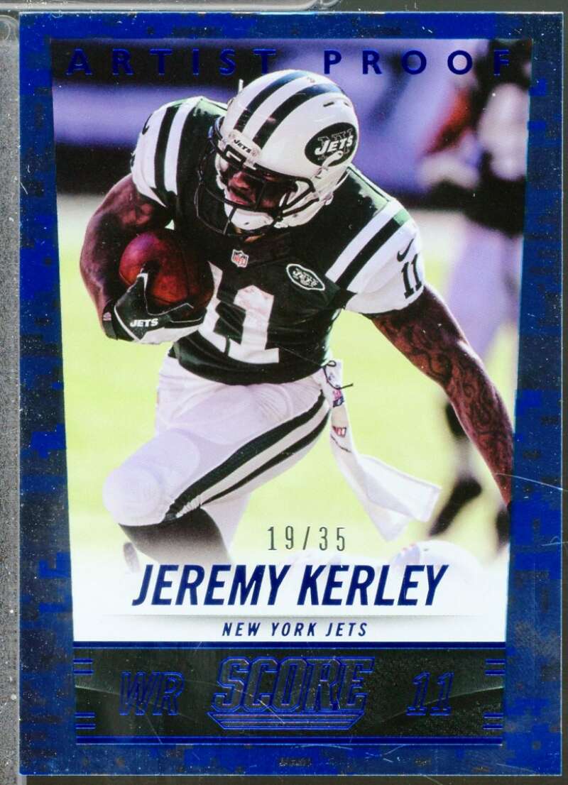 Jeremy Kerley Card 2014 Score Artist's Proof (19/35) #151  Image 1