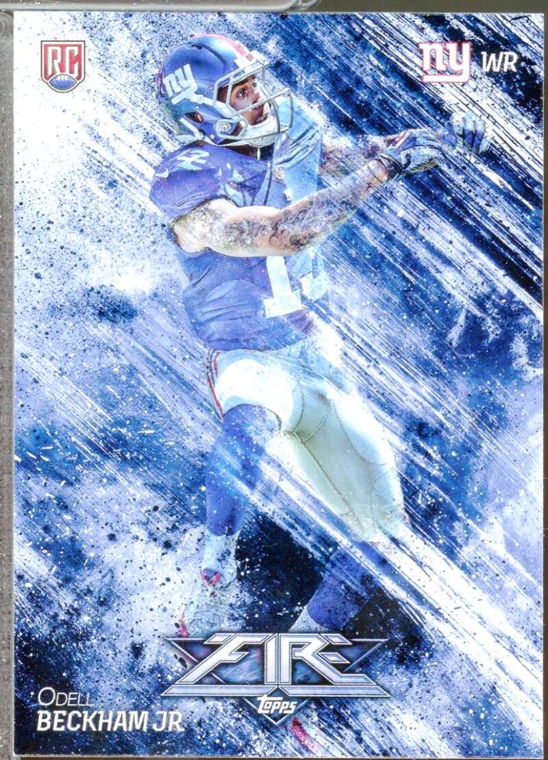 Odell Beckham Jr. Rookie Card 2014 Topps Fire #119  Image 1