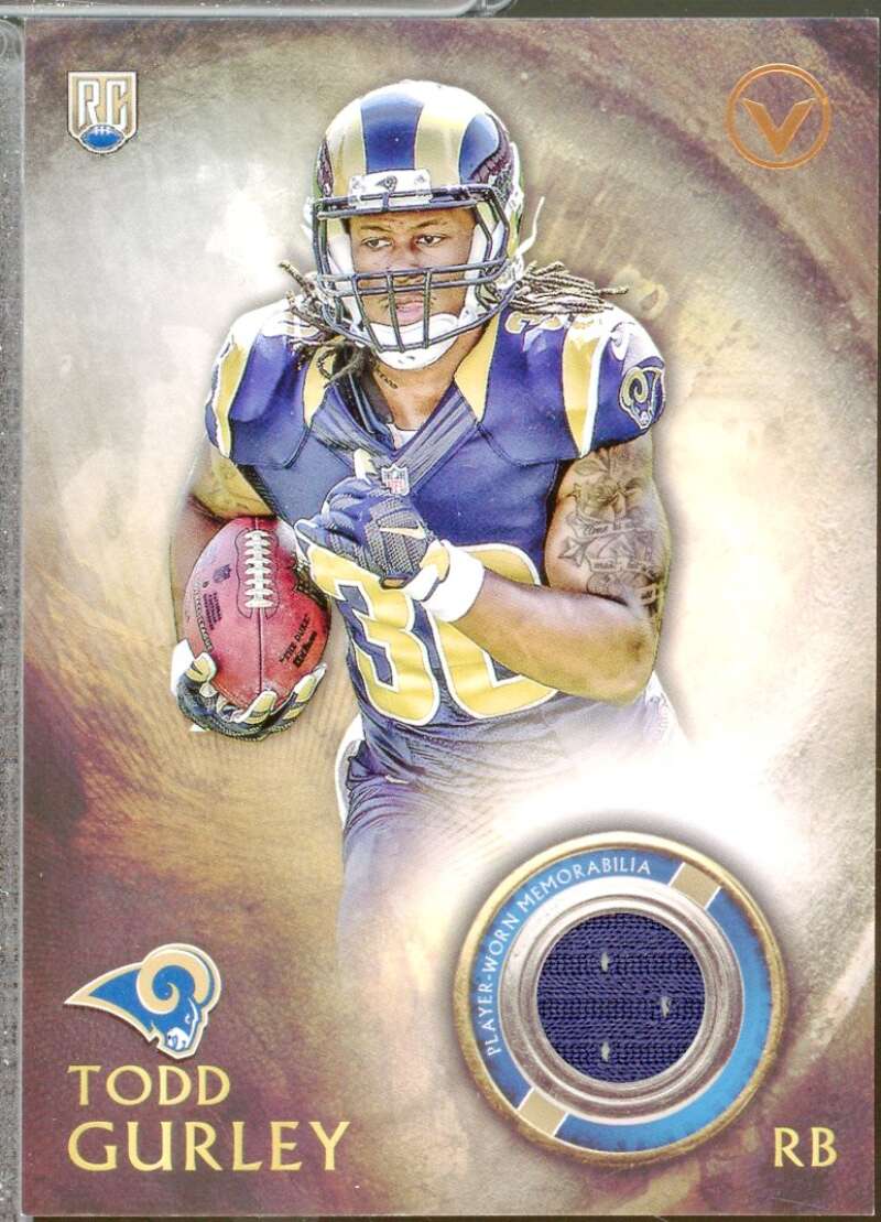 Todd Gurley Card 2015 Topps Valor Rookie Relics #VRRTG  Image 1