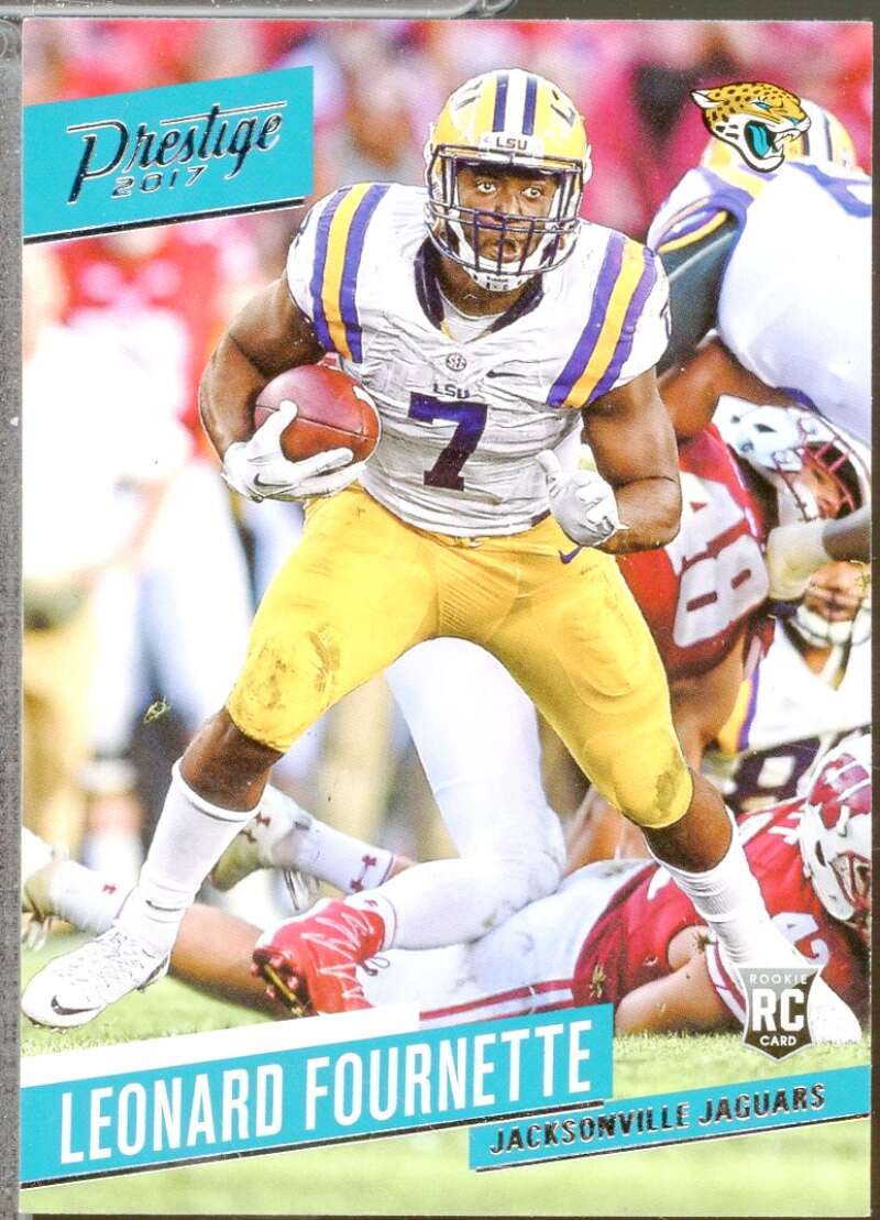 Leonard Fournette Rookie Card 2017 Prestige #286  Image 1