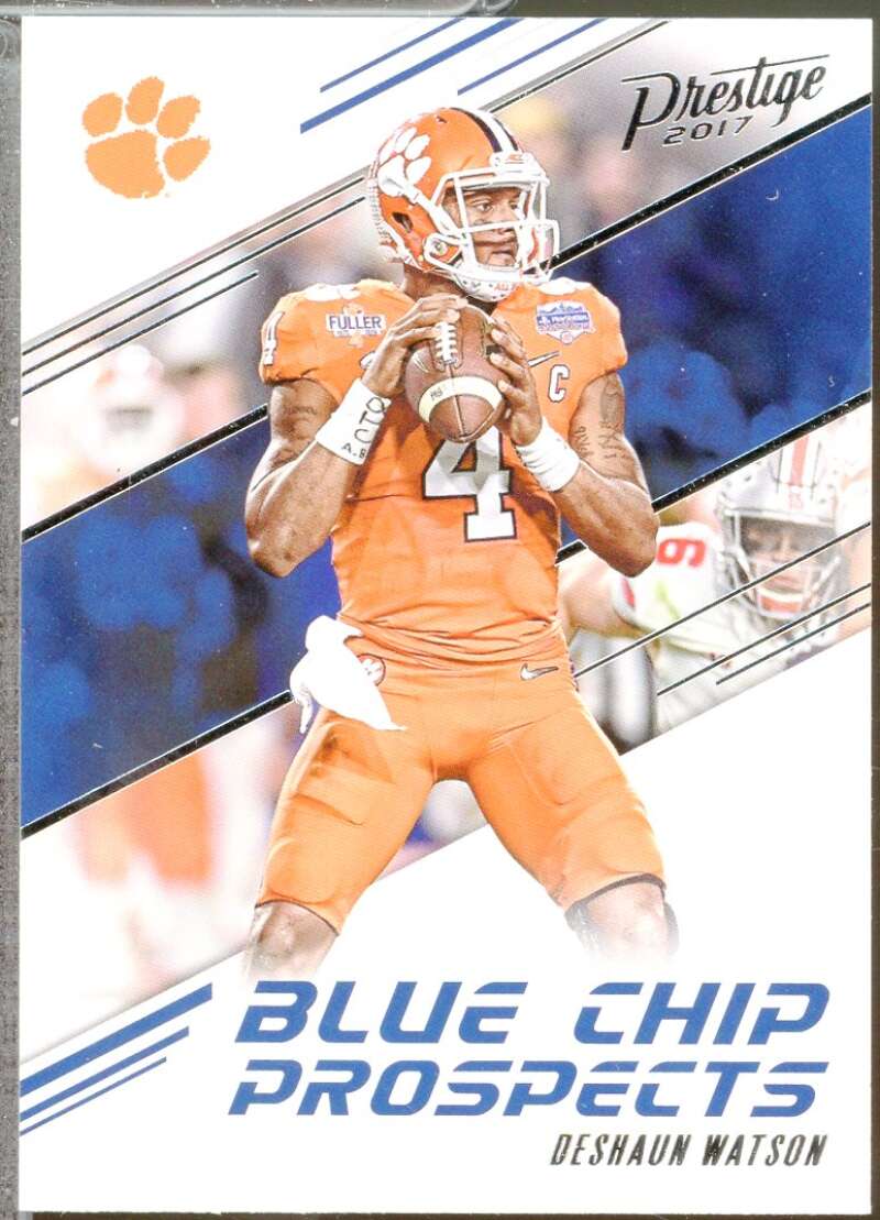 Deshaun Watson Rookie Card 2017 Prestige Blue Chip Prospects #19  Image 1