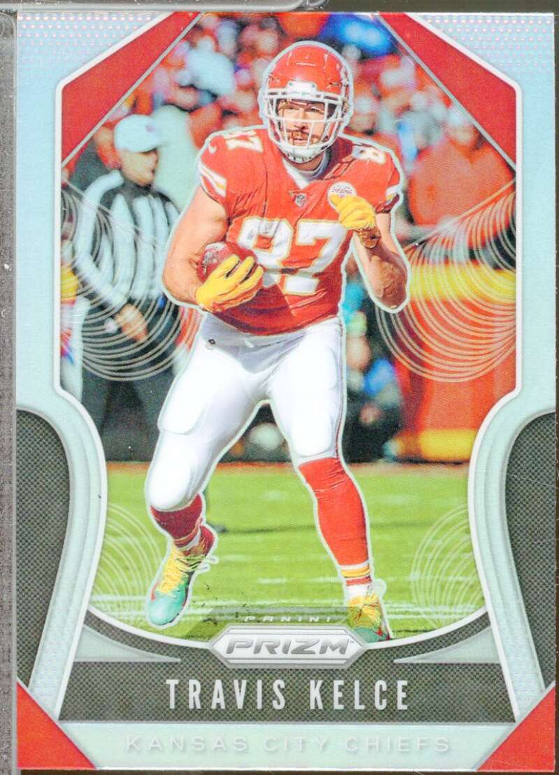 Travis Kelce Card 2019 Panini Prizm Prizms #209  Image 1