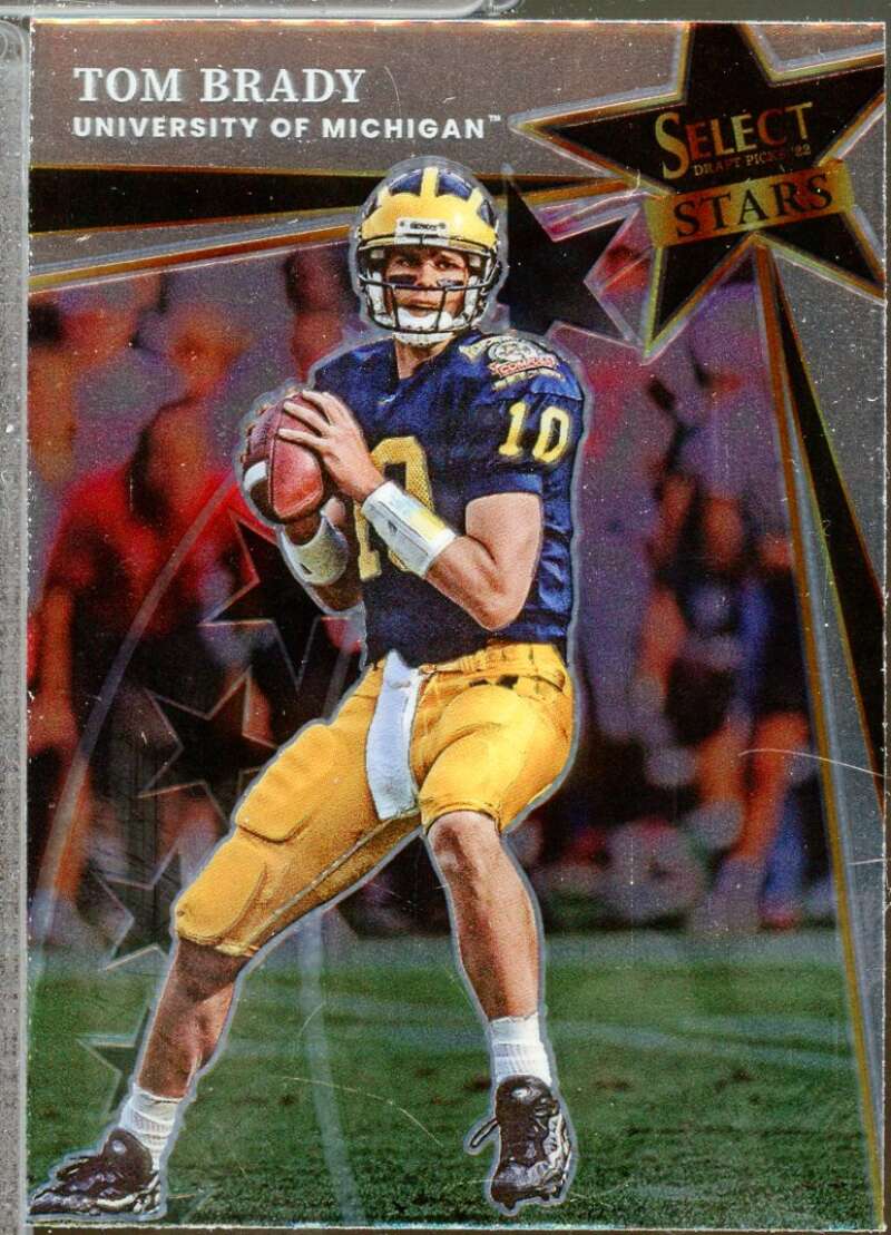 Tom Brady Card 2022 Select Draft Picks Select Stars #2  Image 1
