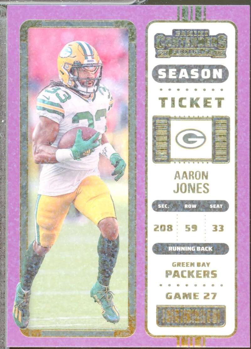 Aaron Jones Card 2022 Panini Contenders Stardust #41  Image 1