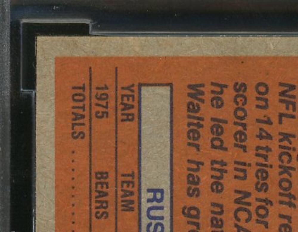 1976 Topps #148 Walter Payton Rookie Card BGS BCCG 9 Near Mint+ Image 7