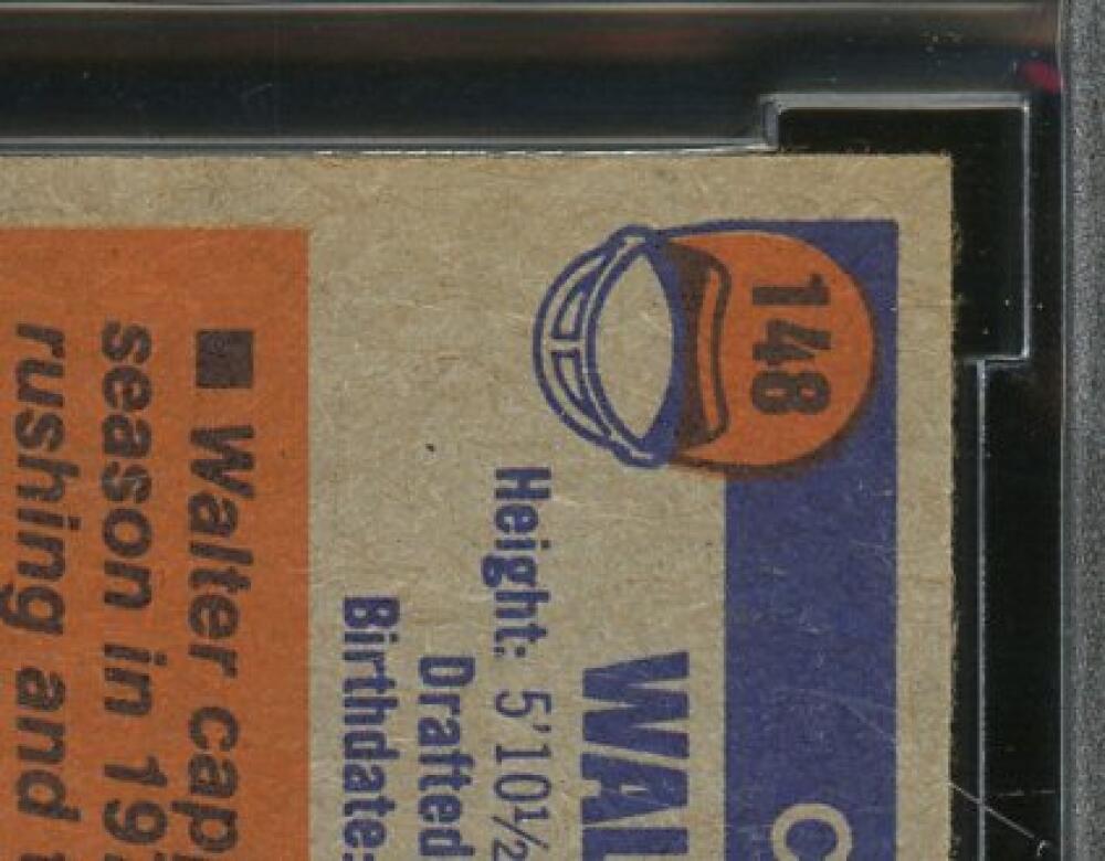 1976 Topps #148 Walter Payton Rookie Card BGS BCCG 9 Near Mint+ Image 8