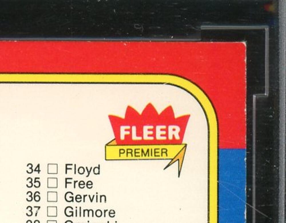 1986-87 Fleer #132 Checklist Card 1-132 BGS BCCG 9 Near Mint+ Image 4