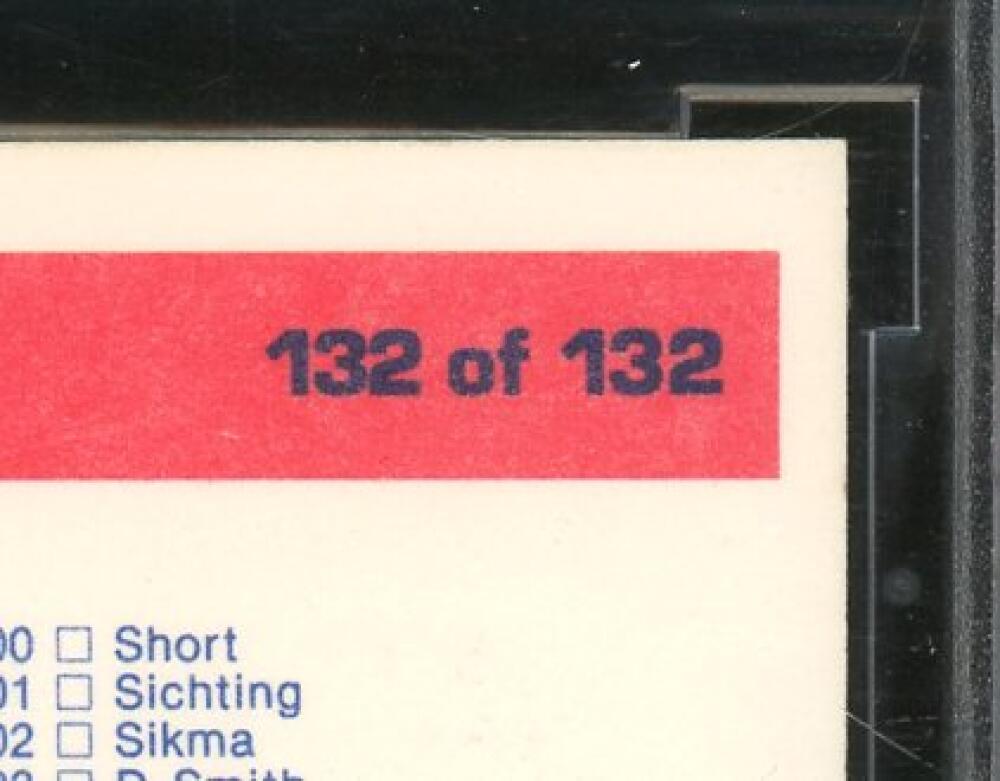 1986-87 Fleer #132 Checklist Card 1-132 BGS BCCG 9 Near Mint+ Image 8