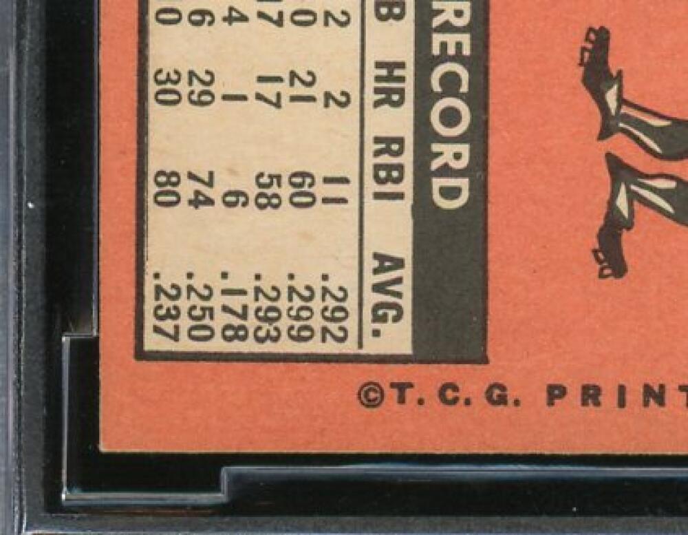 1969 Topps #260 Reggie Jackson Rookie Card BGS BCCG 9 Near Mint+ Image 9
