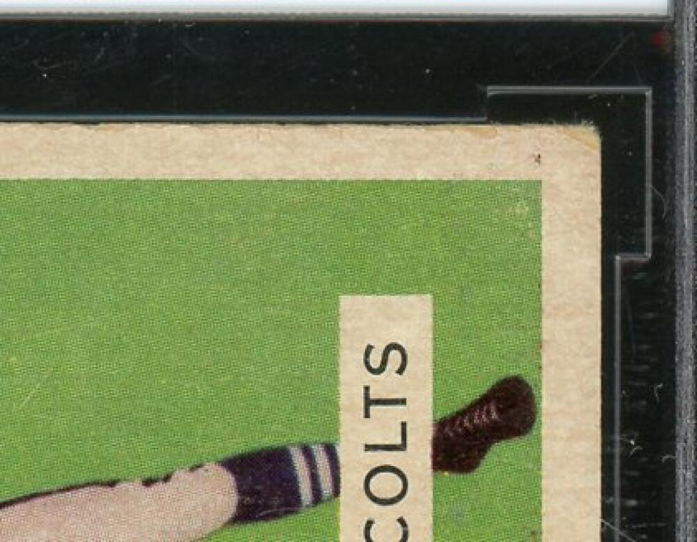 1957 Topps #138 John Unitas Rookie Card BGS BCCG 8 Excellent+ Image 4