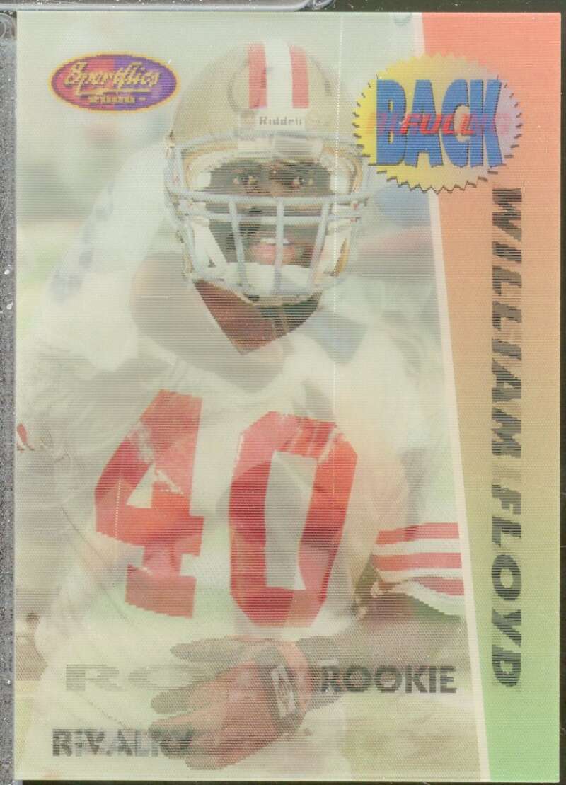 William Floyd / Marshall Faulk Card 1994 Sportflics Rookie Rivalry #RR1  Image 1