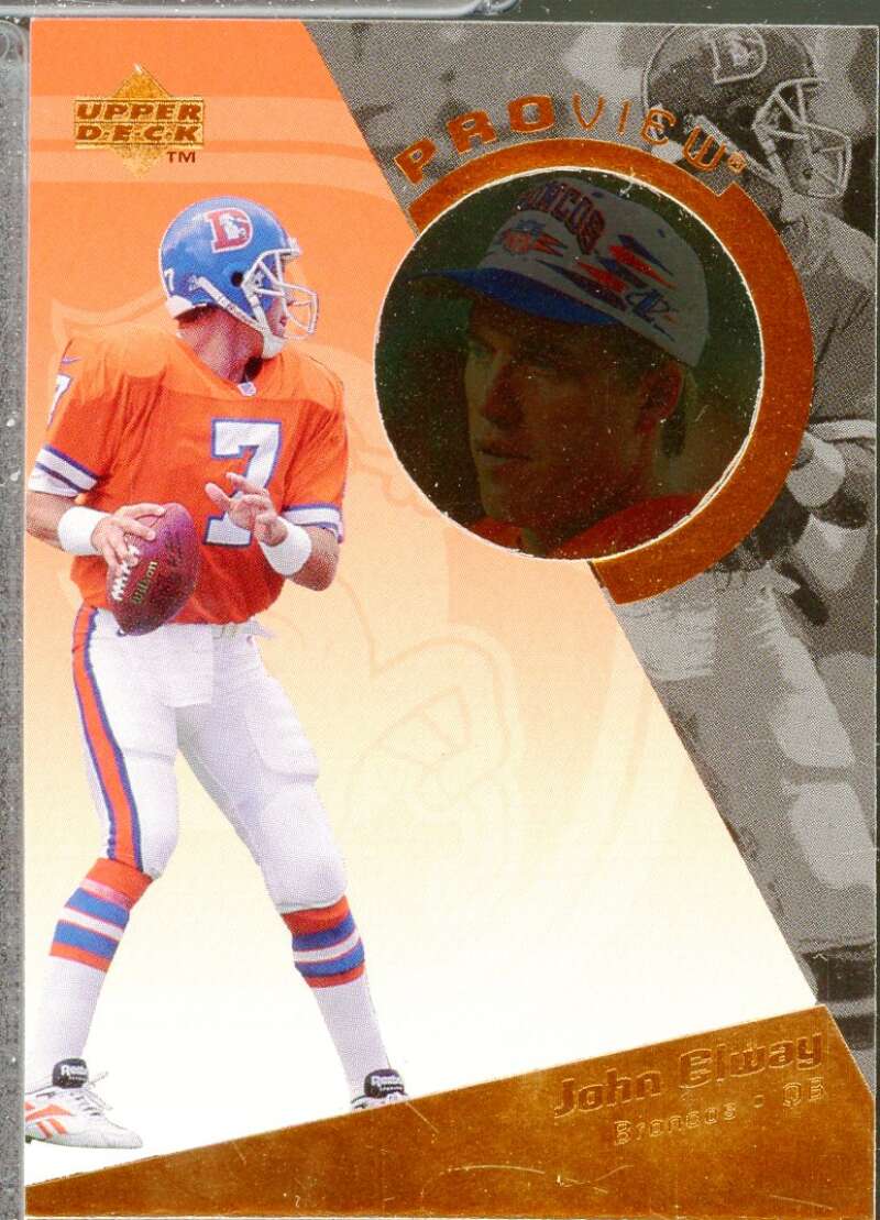 John Elway Card 1996 Upper Deck Proview #PV7  Image 1