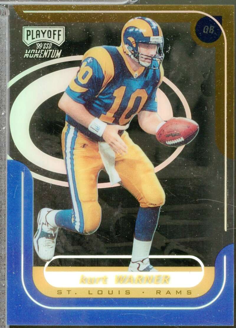 Kurt Warner Rookie Card 1999 Playoff Momentum SSD #144  Image 1