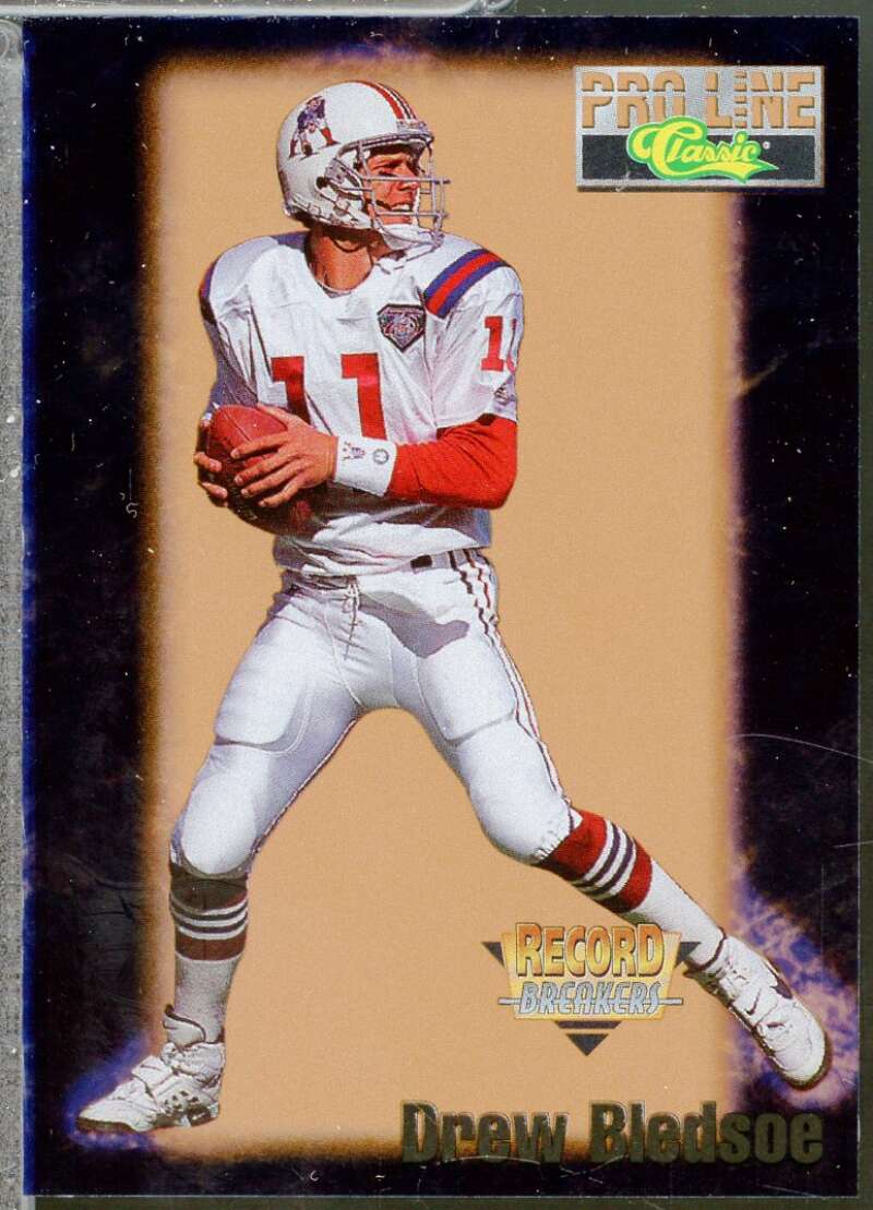 Drew Bledsoe Card 1995 Pro Line Record Breakers #HB1  Image 1