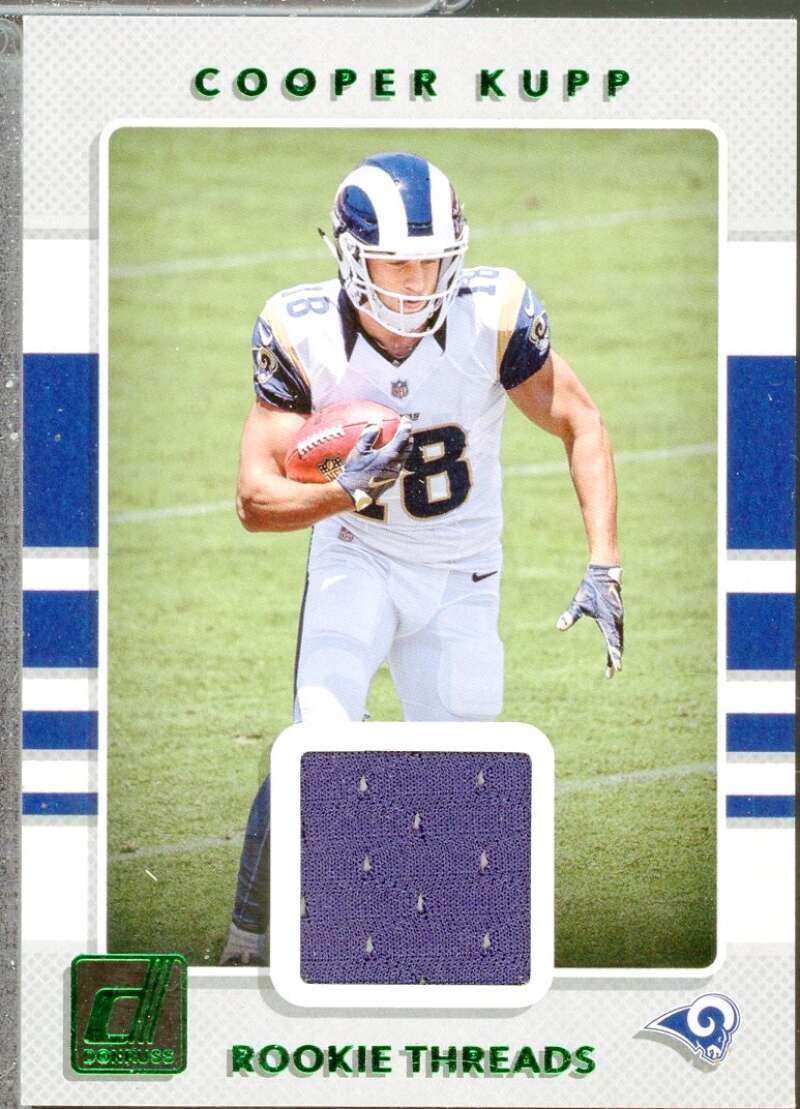 Cooper Kupp Card 2017 Donruss Rookie Threads Green #18  Image 1