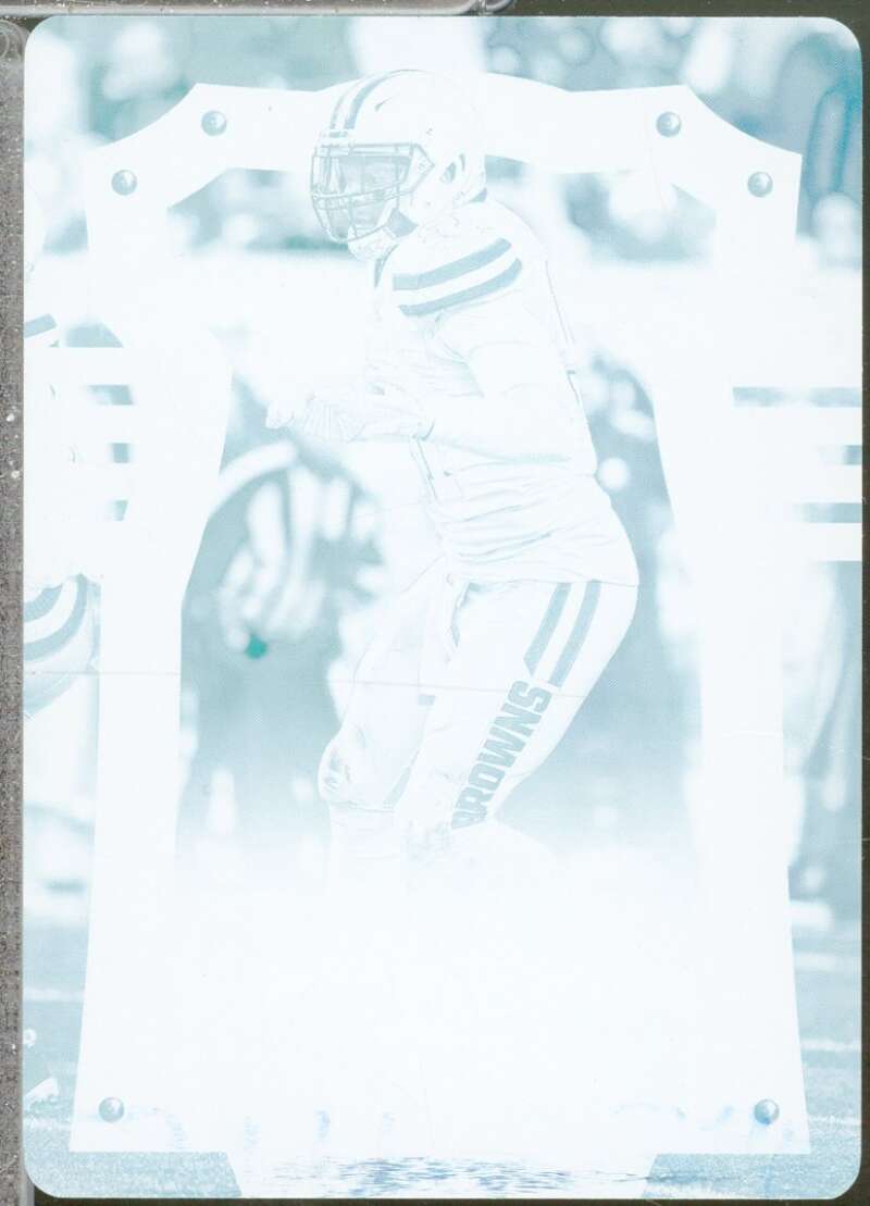Jamie Collins 2017 Panini Football Plates Patches Printing Plates Cyan (1/1) #15  Image 1