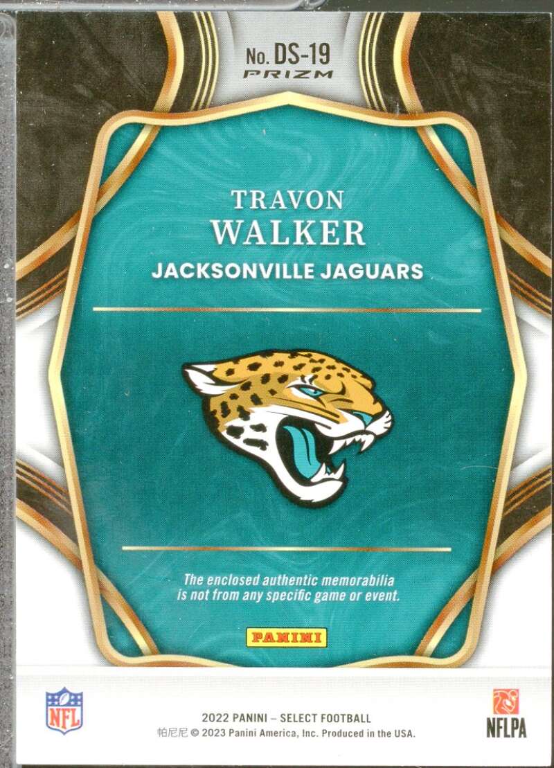 Travon Walker Rookie 2022 Select Draft Selections Memorabilia Prizm Red #19  Image 2