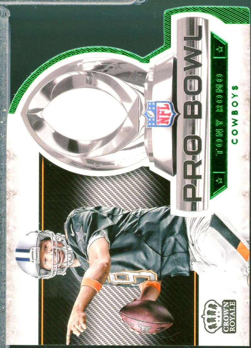 Tony Romo Card 2015 Crown Royale Pro Bowl Green #PB12  Image 1