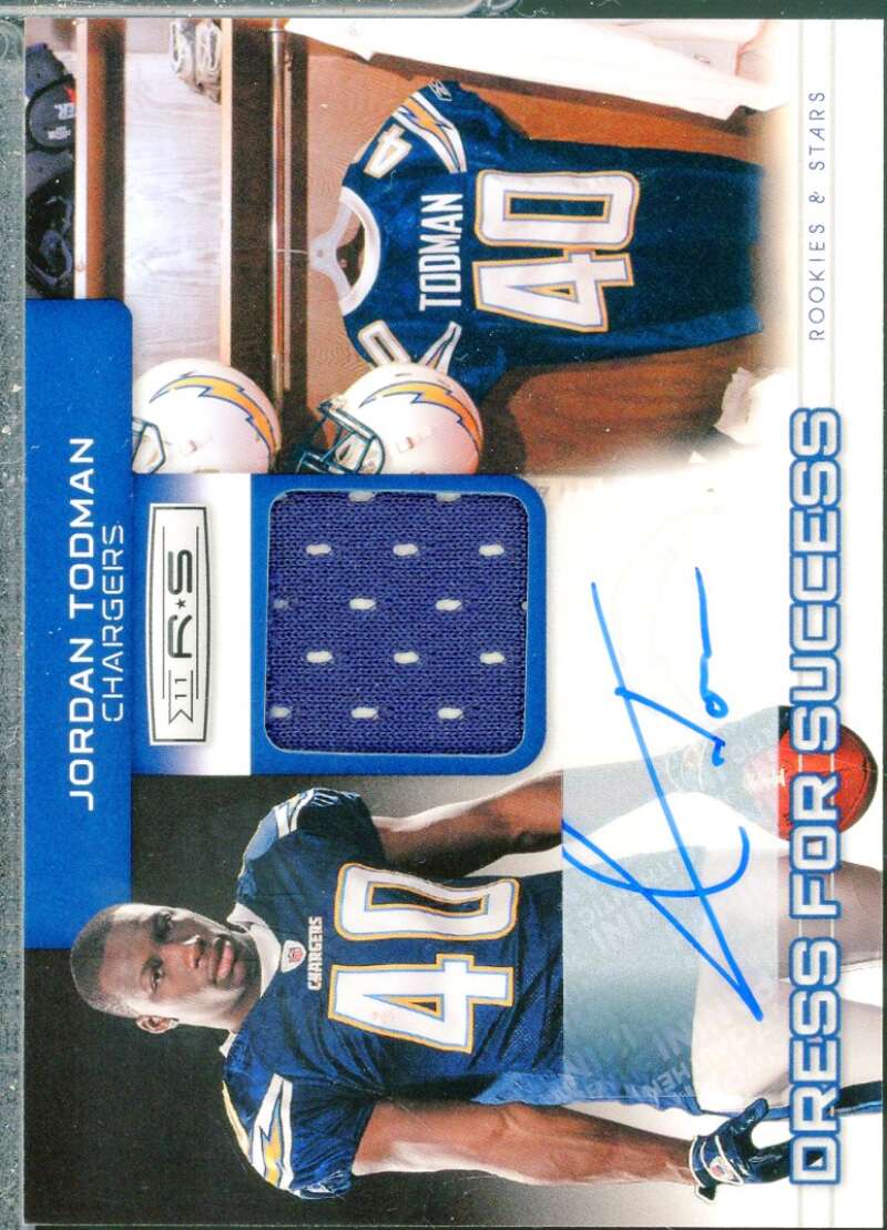 Jordan Todman 2011 Rookies Stars Dress Success Jerseys Autographs (19/25) #31  Image 1