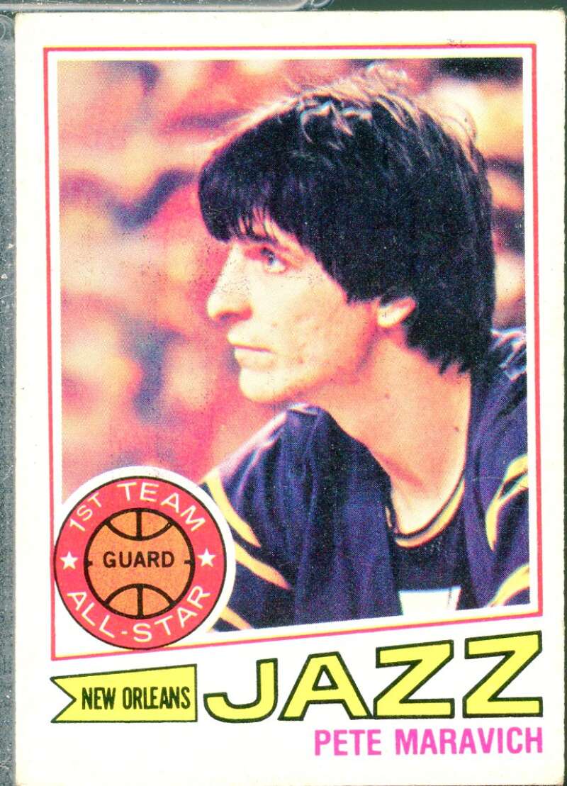 Pete Maravich Card 1977-78 Topps #20  Image 1
