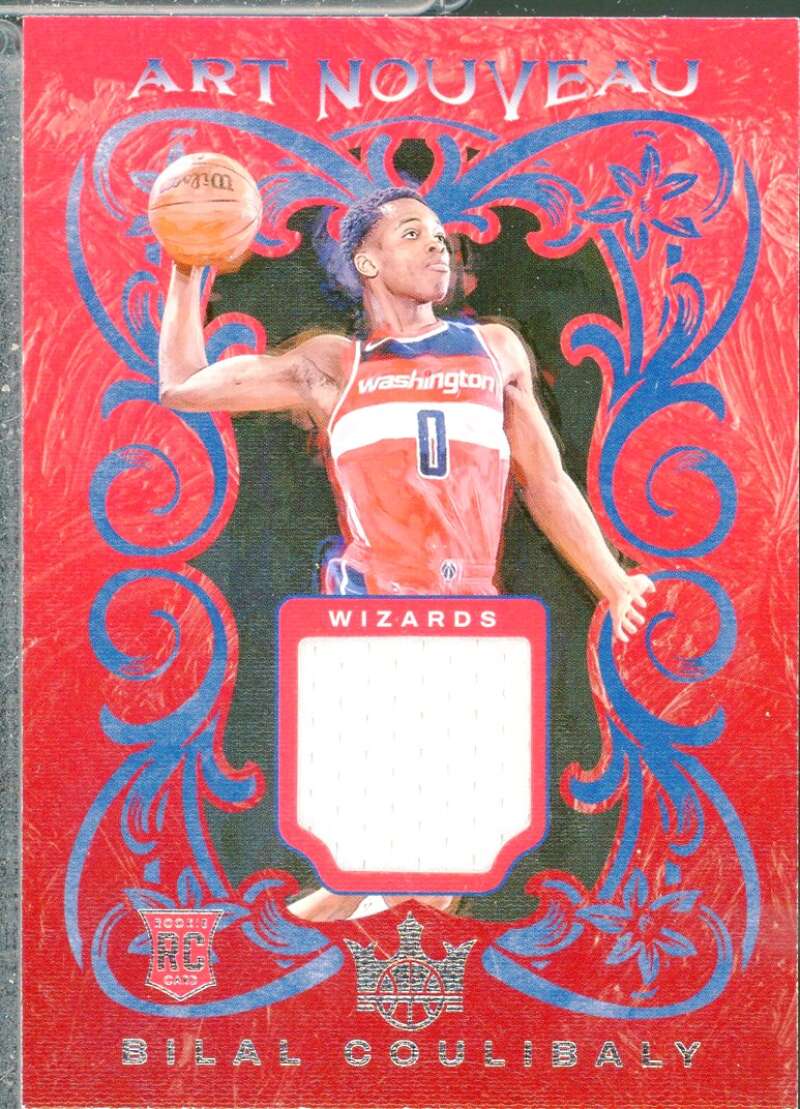 Bilal Coulibaly Rookie Card 2023-24 Court Kings Art Nouveau Jerseys #3  Image 1